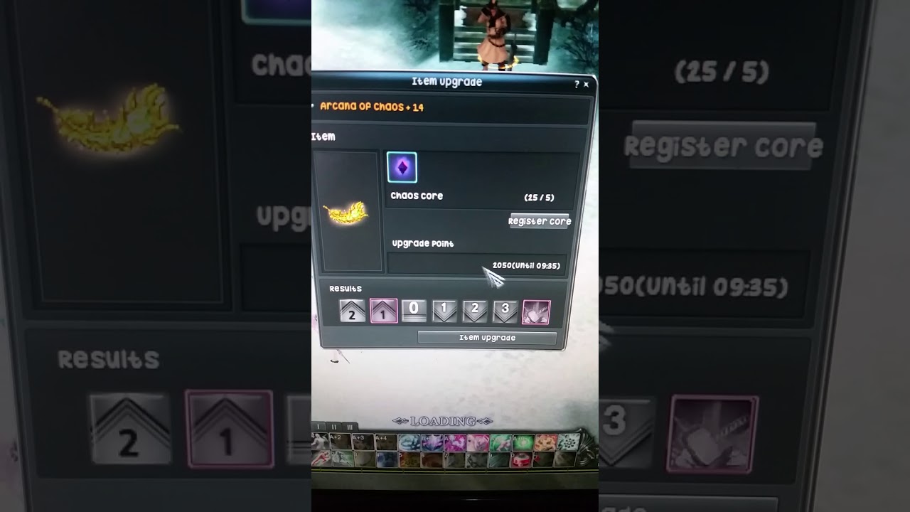 Upgrading arcana chaos +15 cabal ph