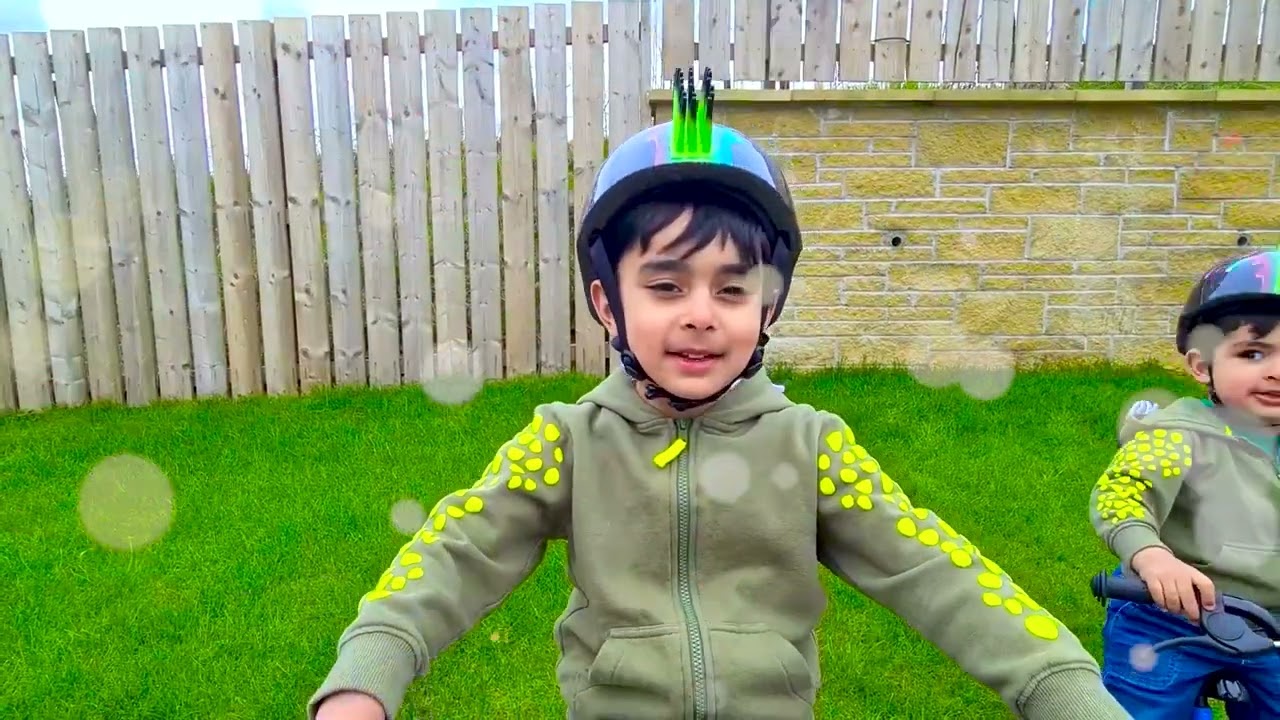 NOAH and ALI LEARN TO RIDE BIKES
