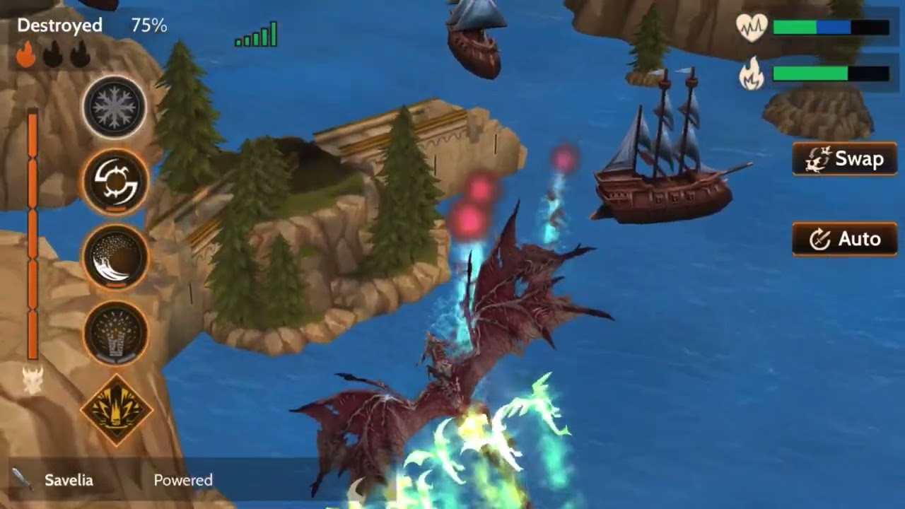 War Dragons Terra not ascended vs max bases towers lvl 200 2D