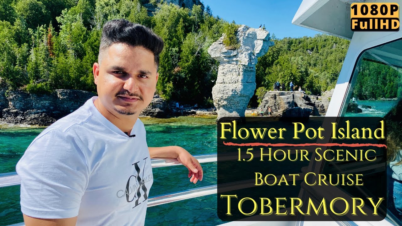 Glass Bottom Boat Cruise Tobermory | Shipwrecks | Flowerpot Island | Ontario, Canada Vlog 20