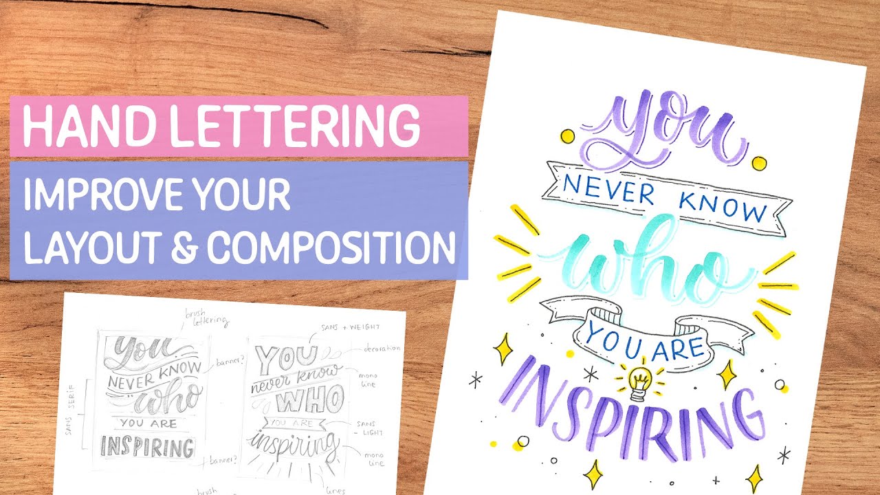 Creating HAND LETTERING COMPOSITIONS | STAEDTLER Art Class Hand Lettering