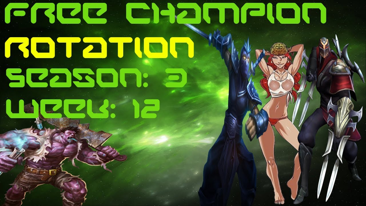 League of Legends - New Free Champion Rotation (Season Three: Week 12) Tips & Tricks!