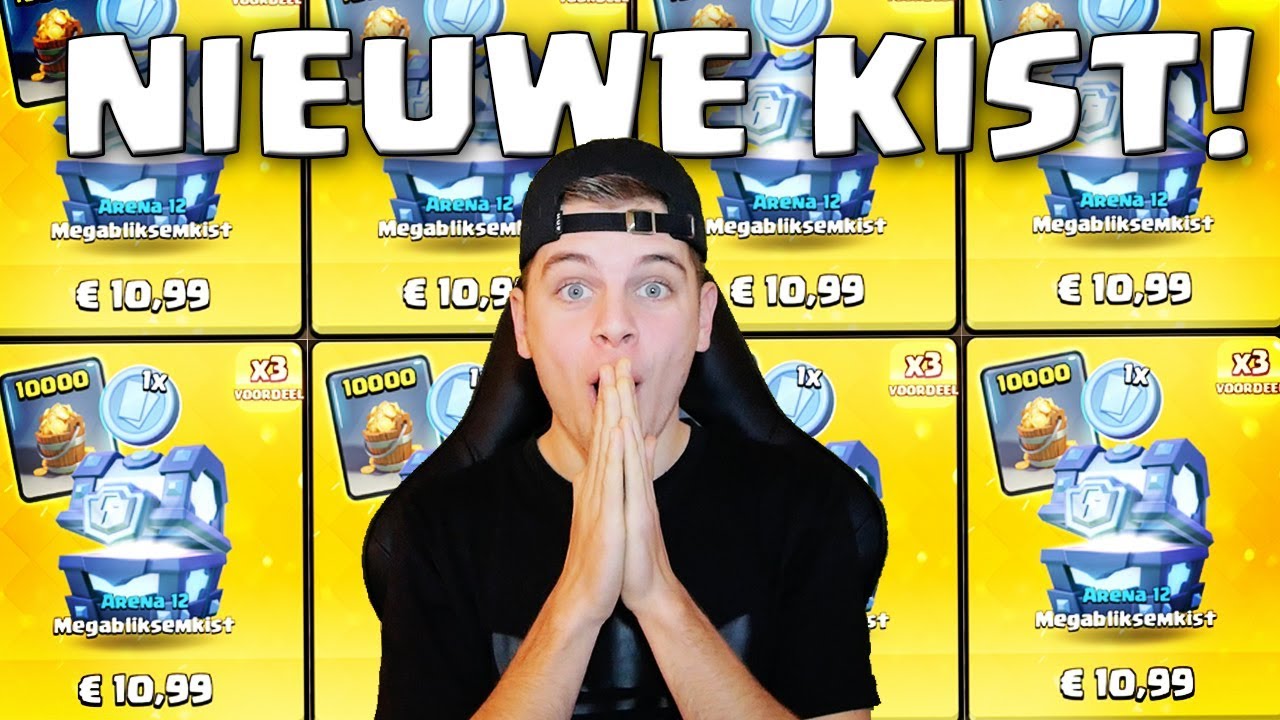 NIEUWE KIST KOPEN EN MEER!! CLASH ROYALE NEDERLANDS