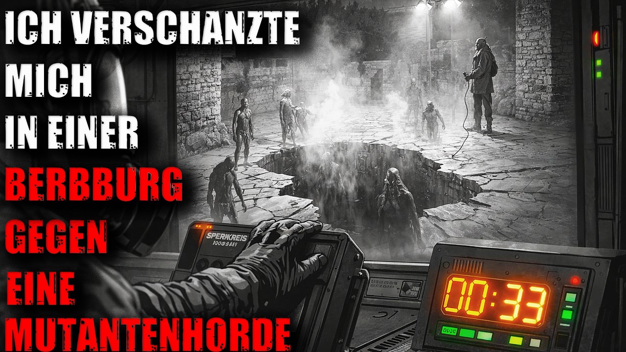 Ich entdeckte eine verlassene Burg in den Bergen und verteidigte sie gegen eine Mutantenhorde