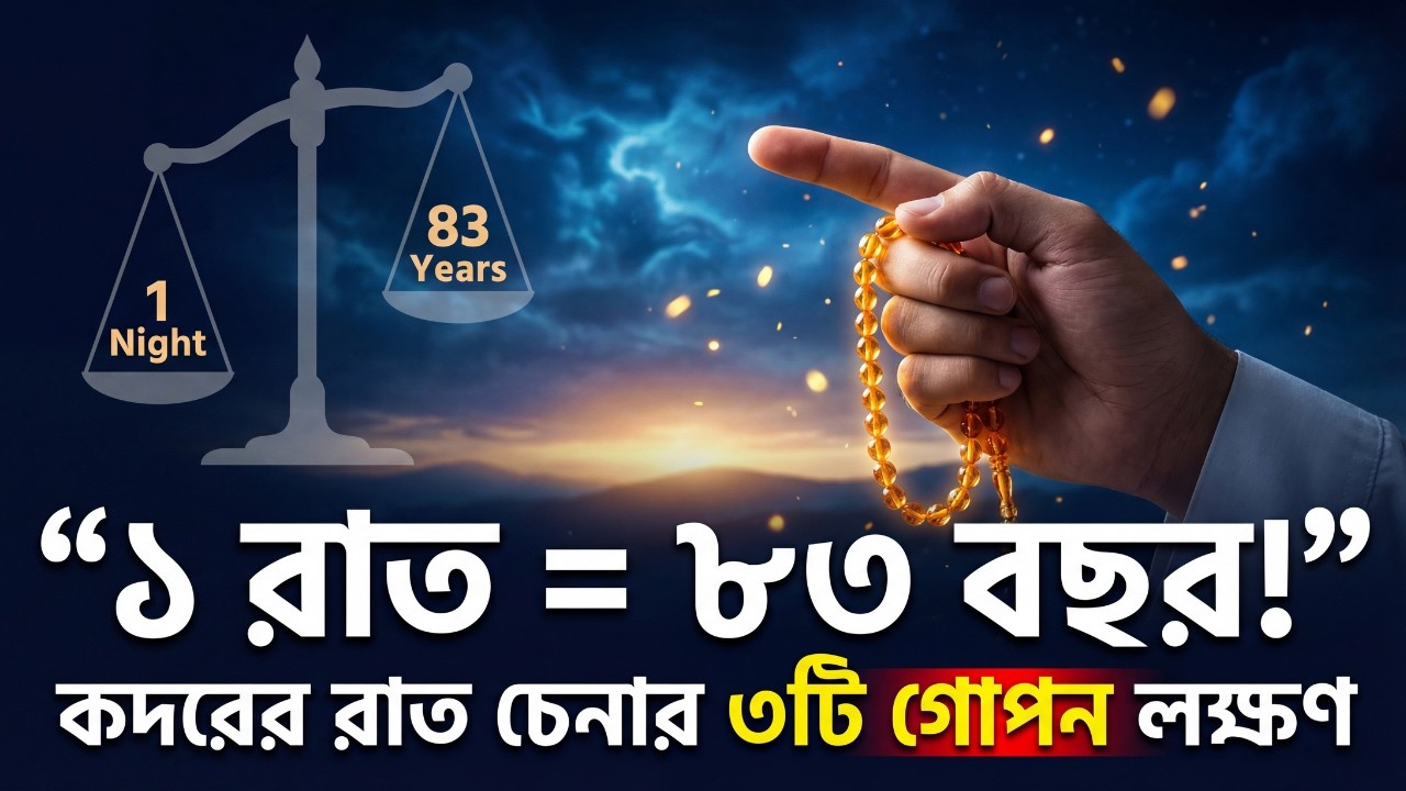 ১ রাতের ইবাদতে ৮৩ বছরের সওয়াব! লাইলাতুল কদর চেনার ৩টি গোপন লক্ষণ | Surah Al-Qadr Documentary