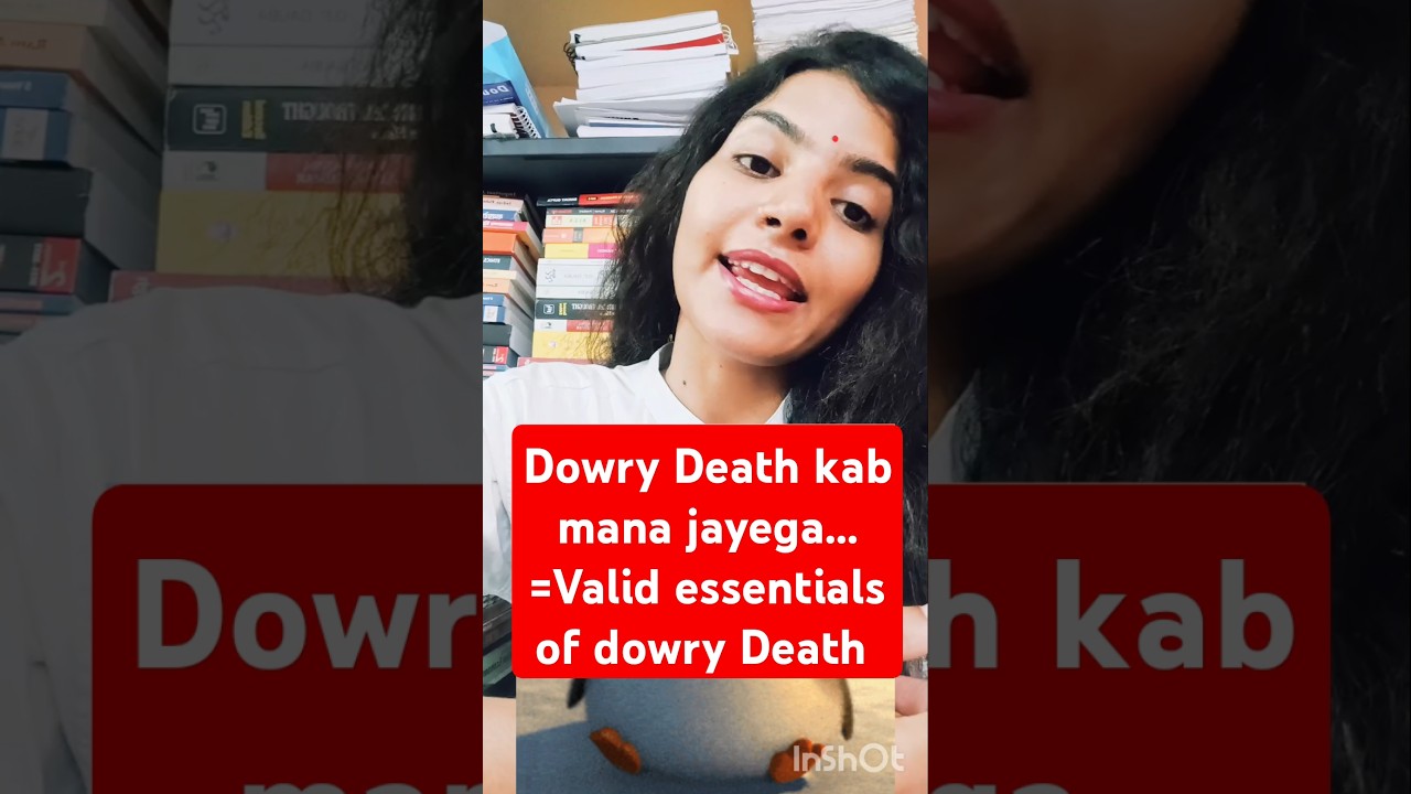Essentials of dowry Death #dowry #dowrydeath #dowryharassment #bns