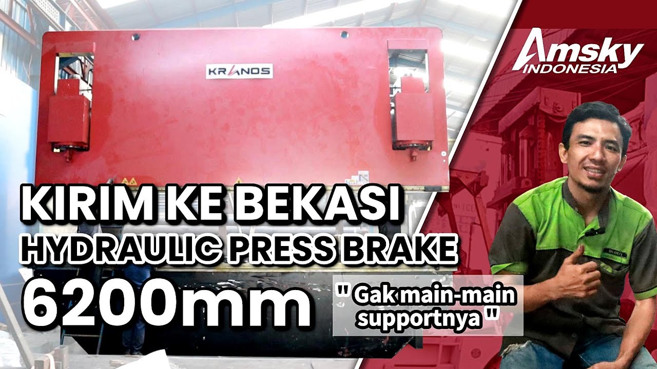 Kirim ke Bekasi! Kranos Hydraulic Press Brake 6200mm - AMSKY INDONESIA official