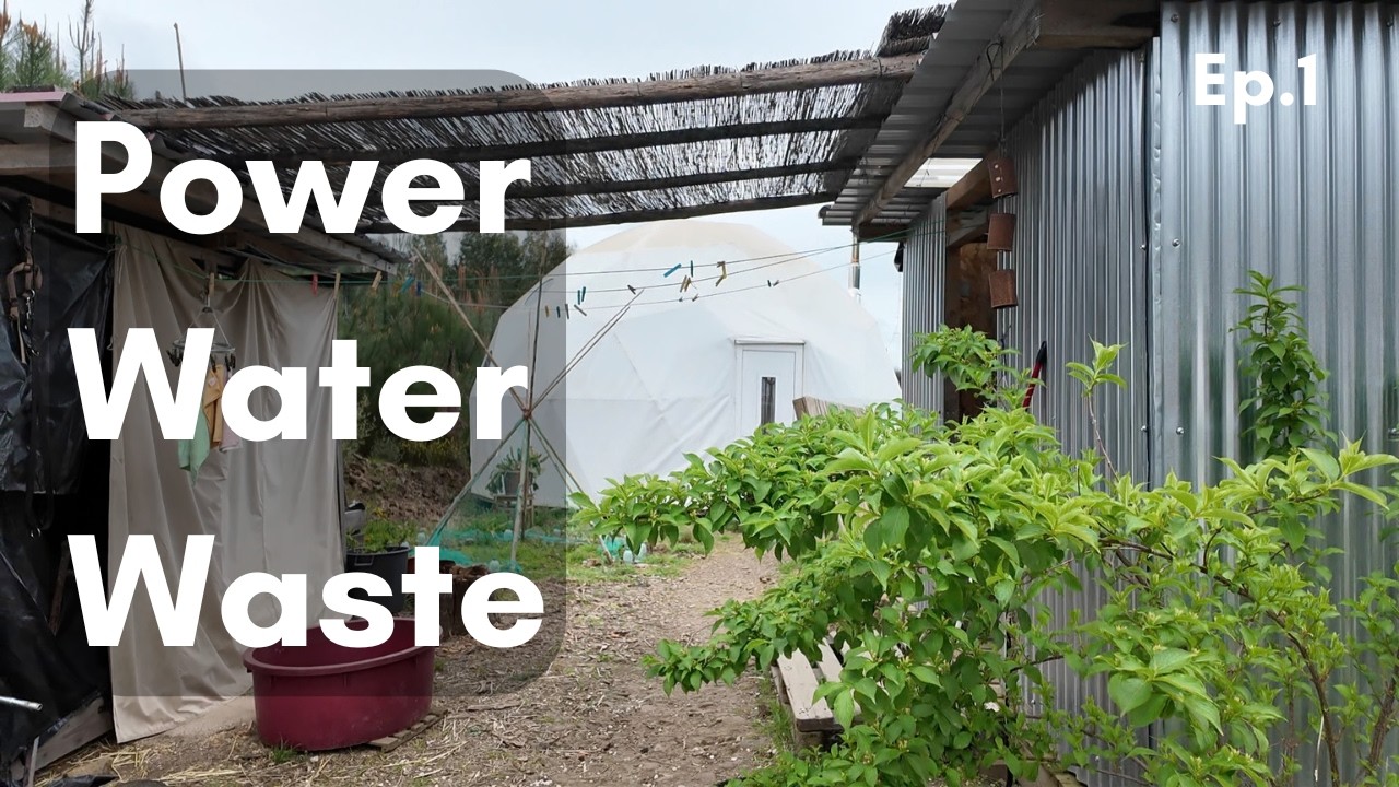 How this couple live off-grid in a dome in Central Portugal