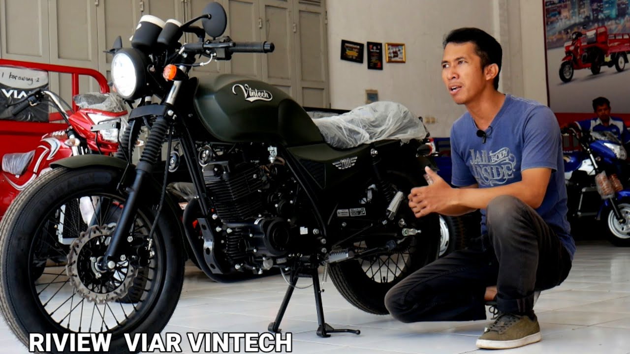 RIVIEW VIAR VINTECH 200 ''MOTOR RETRO DARI VIAR INDONESIA''