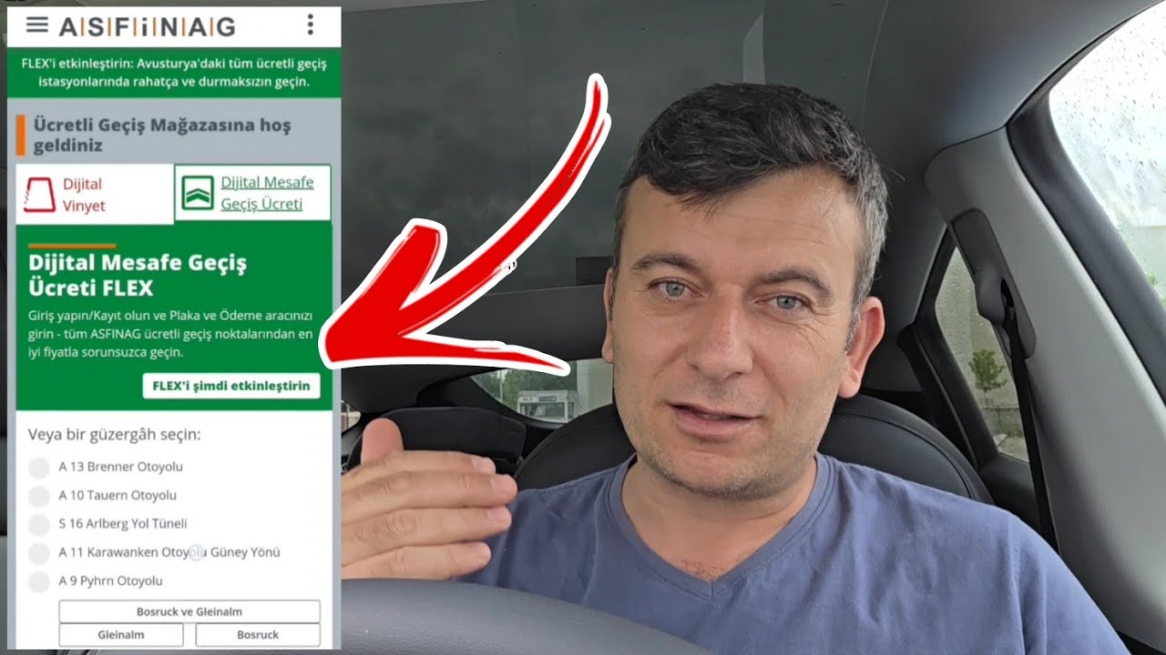 Avusturya Otomatik Dijital Geçiş Sistemi Flex Kaydı ve Vinyet | Sıla Yolu 2025