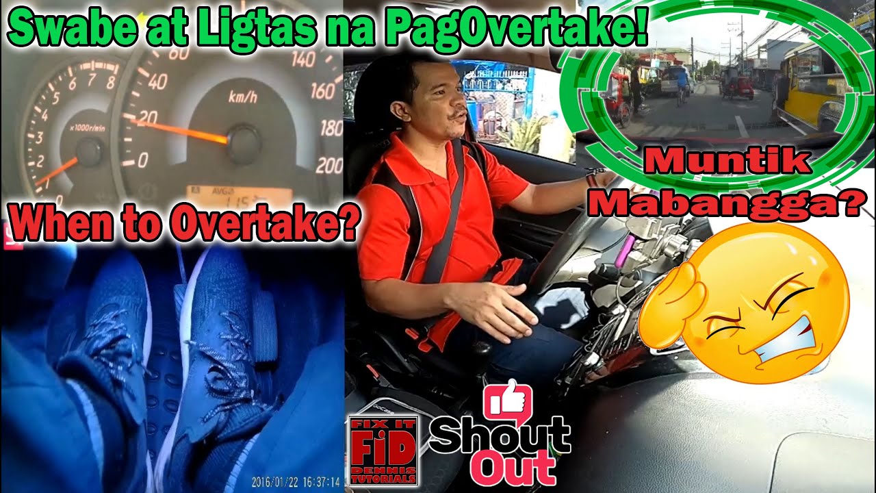 How to overtake a car safely and smoothly - Service road edition
