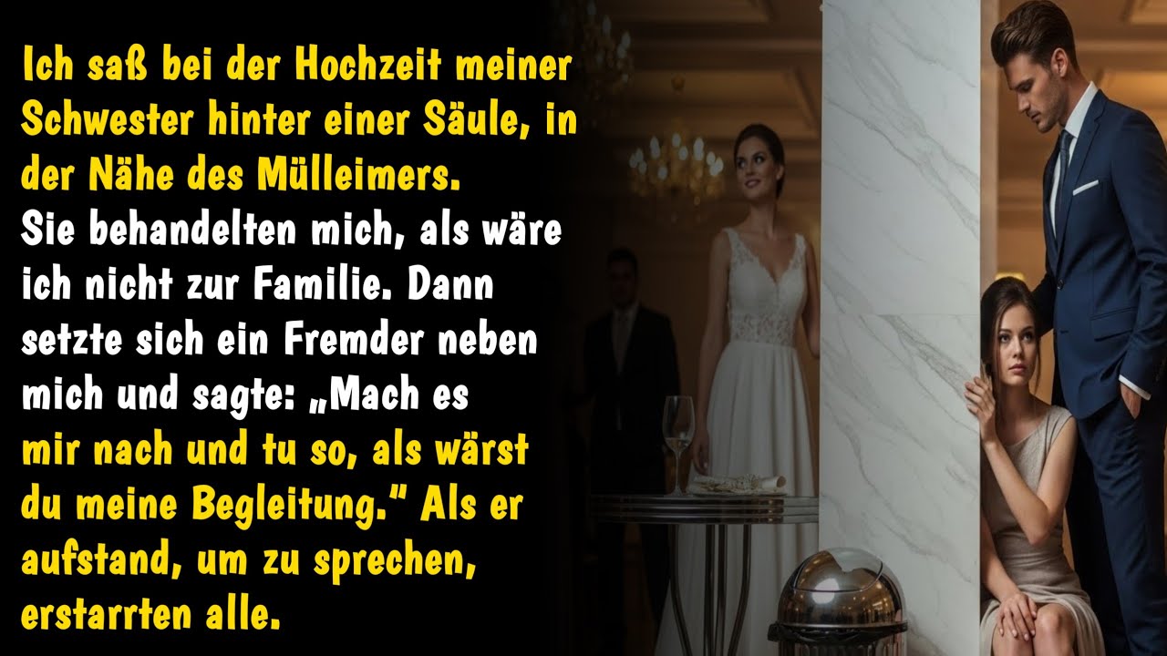 Meine Schwester ließ mich bei ihrer Hochzeit allein hinter einer Säule sitzen – bis