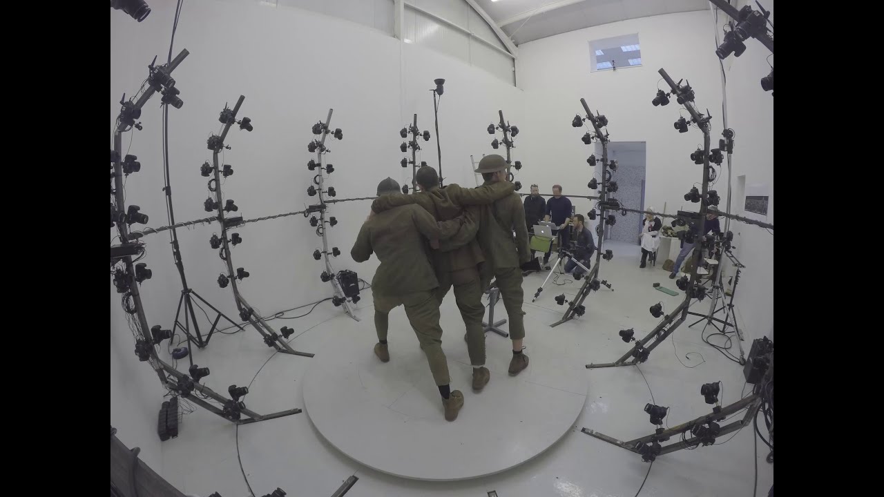 Photogrammetry, time-lapse, at Steve Russell Studios