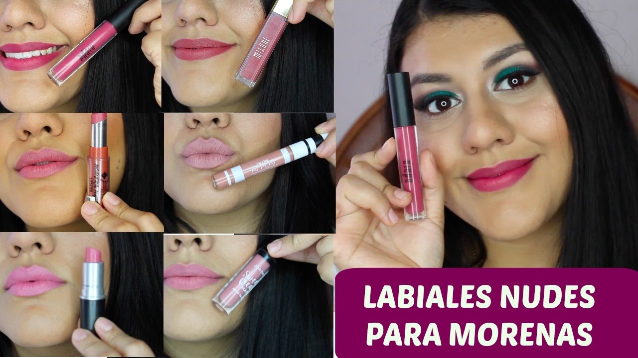 LABIALES NUDES-Rositas PARA MORENAS/ LIPSWATCHES/Vanessa Suárez ♥