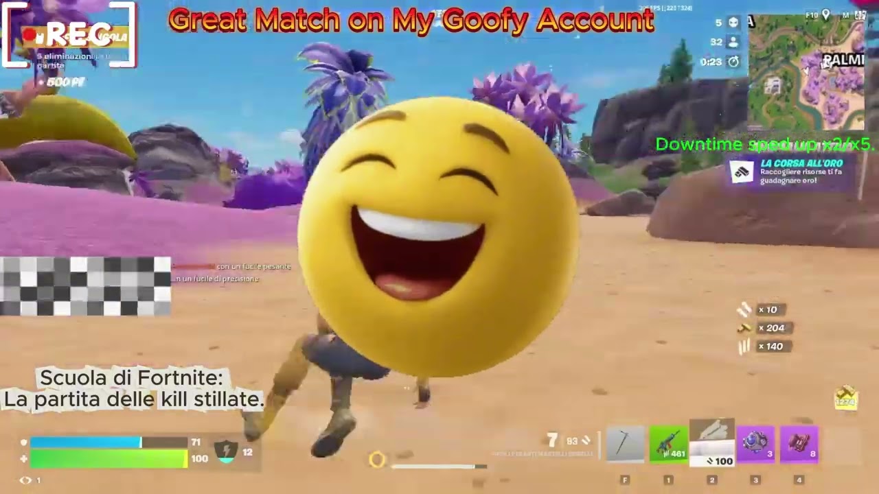 Great Match on My Goofy Account
