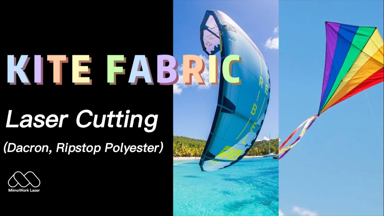 Best Kite Cutting | How to laser cut kite fabric (Dacron, Nylon)
