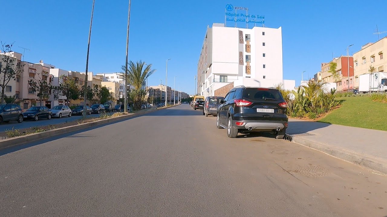 جولة بمدينة سلا ، حي بطانة ، تلوين ، المستشفى الخاص الجديد AKDITAL
