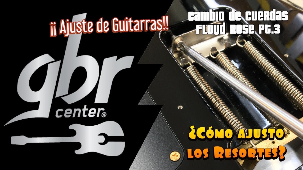 ¿Tu Floyd Rose Desafina? ¡Haz Esto! Ajuste de resortes Parte Final Cambio de Cuerdas Floyd Rose