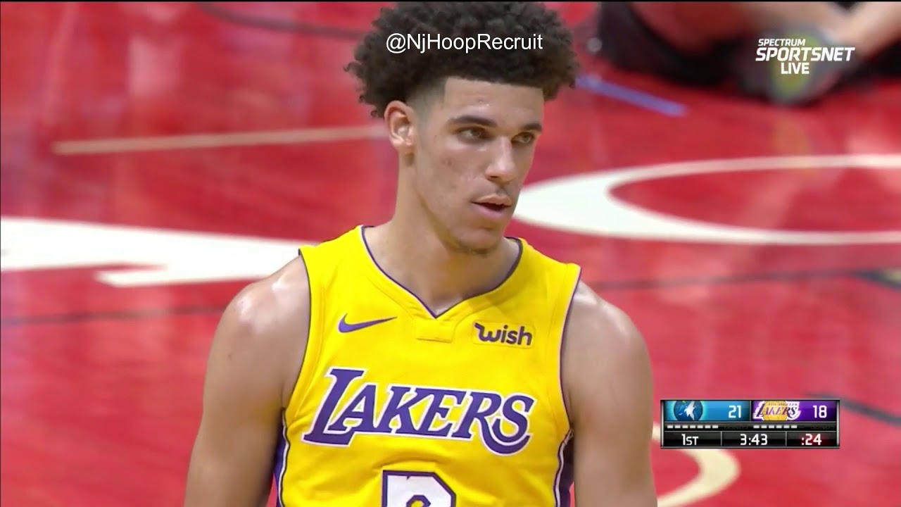 Lonzo Ball - Preseason Debut Highlights - 5 Pts, 7 Rebs, 8 Asts vs Timberwolves | 2017 NBA Preseason