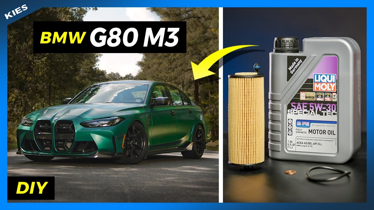 How to change the OIL and FILTER on a BMW G80 M3 (S58) + RESET OIL LIGHT