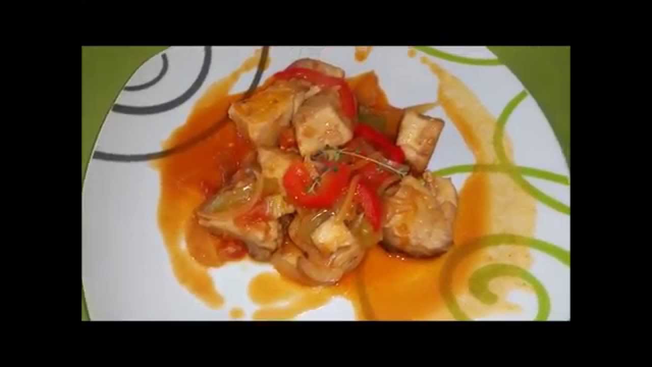 Bonito a la riojana (atún blanco a la riojana)