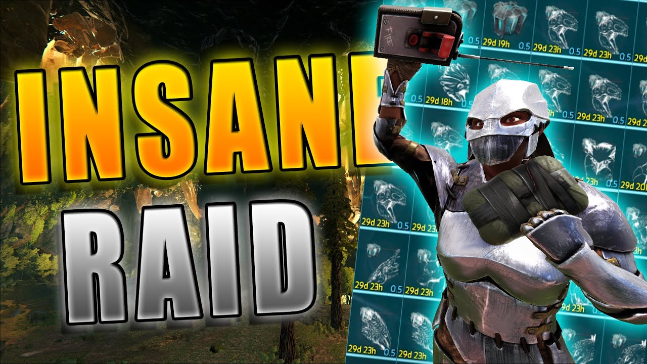 RAIDING The Most BROKEN Base For INSANE Loot - ARK