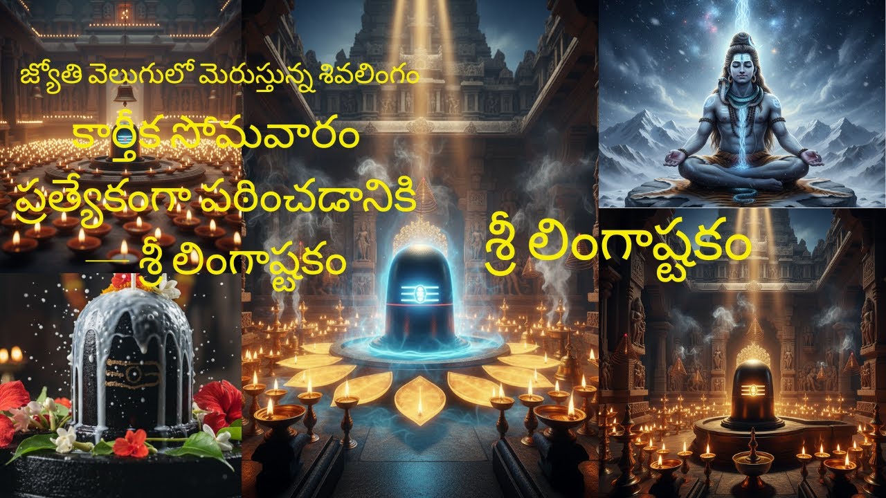 కార్తీక సోమవారం ప్రత్యేకం – శ్రీ లింగాష్టకంఈ పవిత్ర లింగాష్టక స్తోత్రాన్ని కార్తీక మాసంలో,