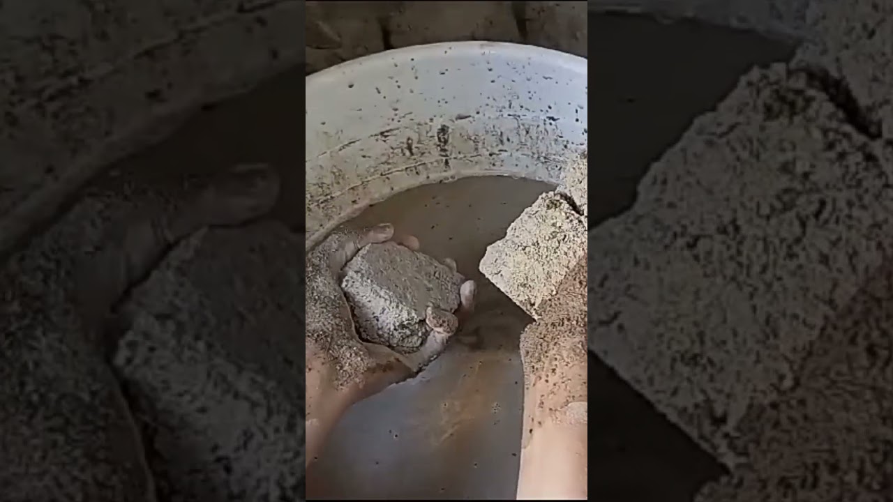 #saasmr #concrete #reddirt #redsand #pasteplay #watersounds #waterasmr #asmrsounds #crushing #2k