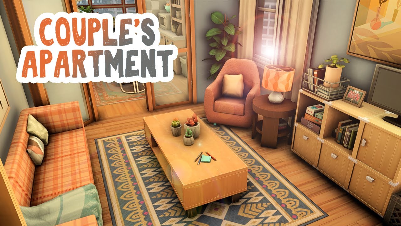 Квартира для пары 🧡 || Ремонт квартиры в The Sims 4: Быстрая постройка
