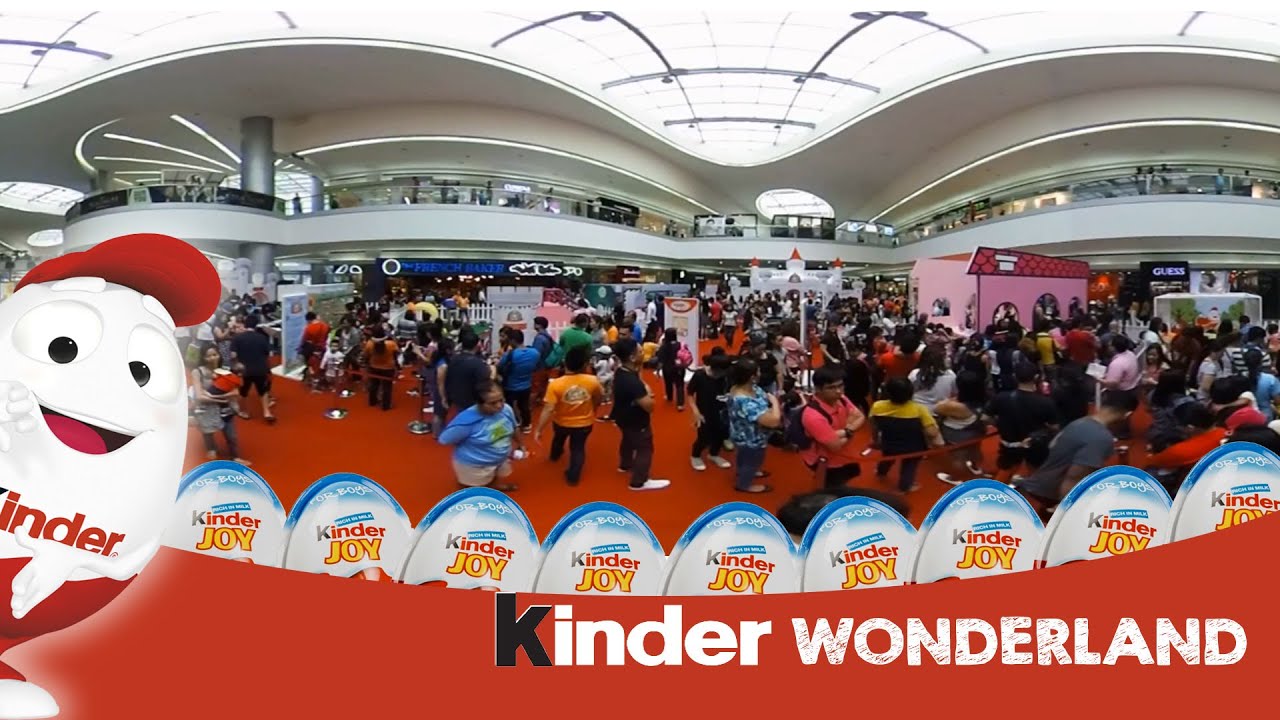 Kinder Joy Egg Surprise Event : Kinder Wonderland 360 video