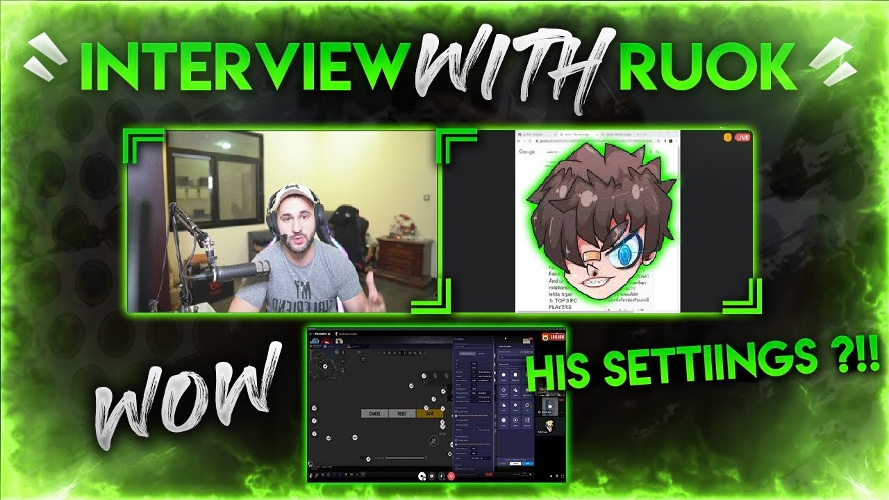 INTERVIEW WITH RUOK FF & REVEAL OF ALL HIS SETTINGS