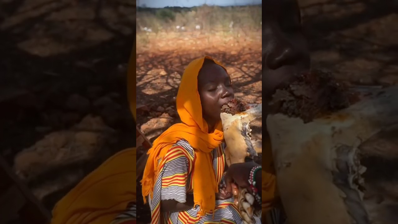 #Cooking my husband this tasty camel head  in the village pt2 #suehowino #camelhead #housewife