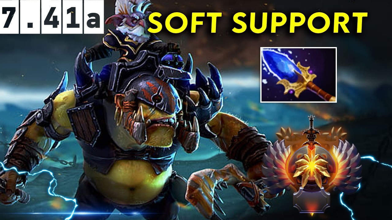 Alchemist Immortal Soft Support - Dota 2 Patch 7.41aa Pro Pub Gameplay