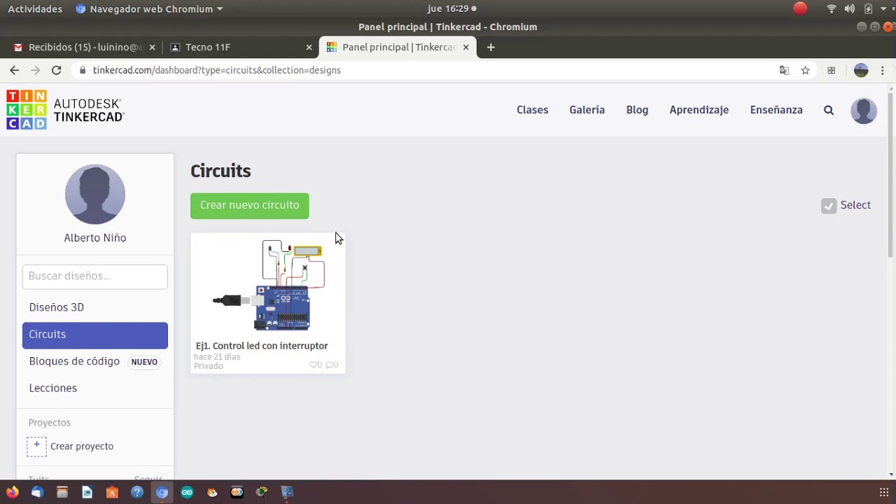COMO ENTRAR A TINKERCAD