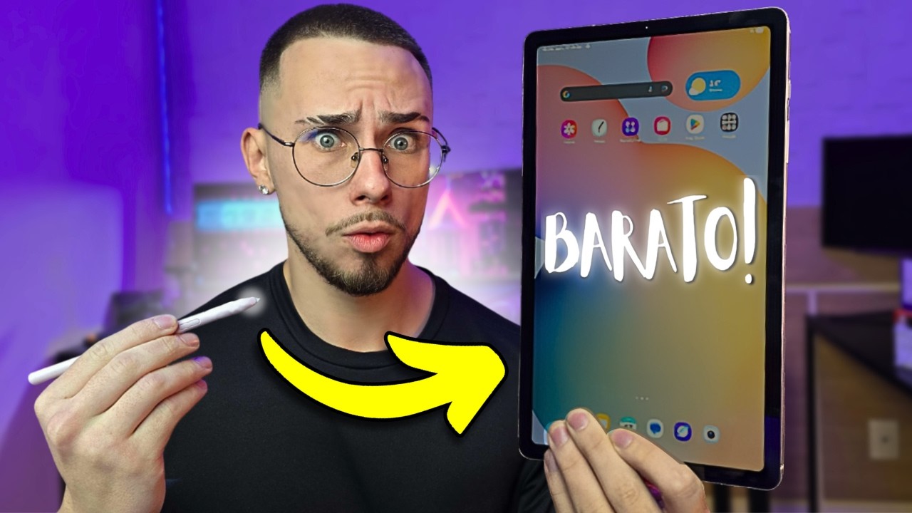Esse &eacute; o Melhor Tablet BOM E BARATO com CANETINHA!!! (ESTUDAR/ TRABALHAR) - SAMSUNG TAB S6 LITE