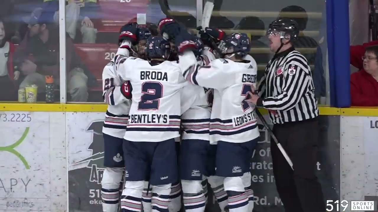 Плей-офф GOHL (матч 5) - London Nationals против Stratford Warriors