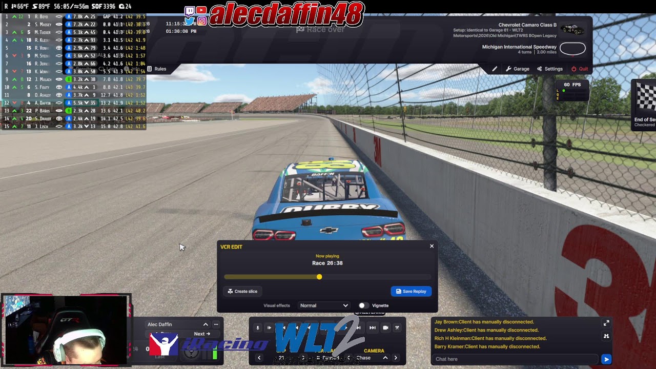 iRacing B Open @ Michigan 2009