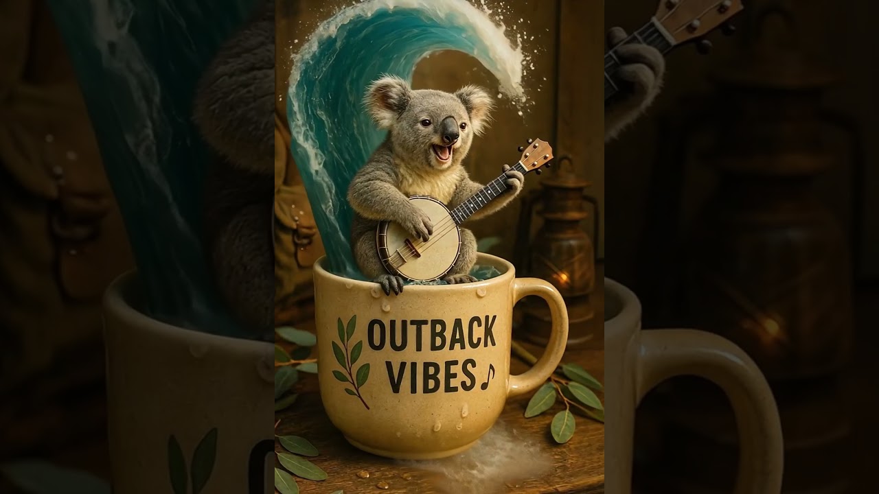 Musical Animals Surfing in Coffee Mugs?! | Whimsical 3D Shorts  #ai #shorts  #animalmusicians