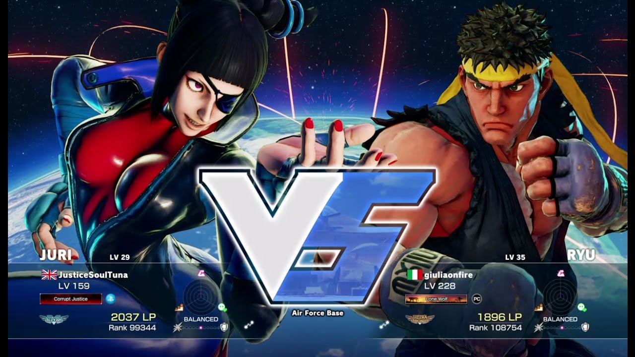 -SFV- JusticeSoulTuna (Juri) vs giuliaonfire (Ryu)