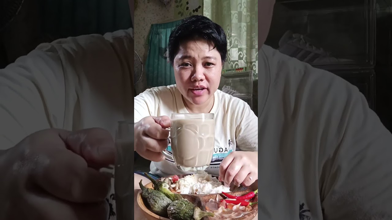 Nilagang talong at dilis 