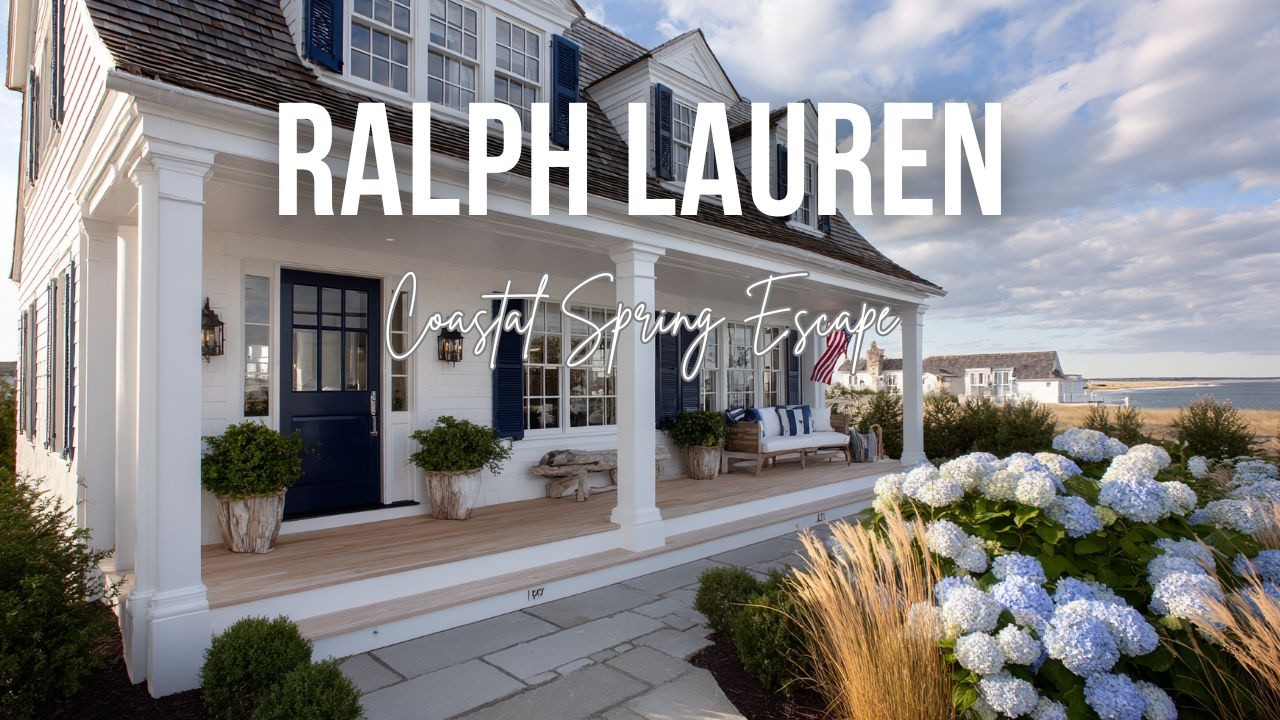 Breezy Coastal Spring Escape inspired by Ralph Lauren blue elegance