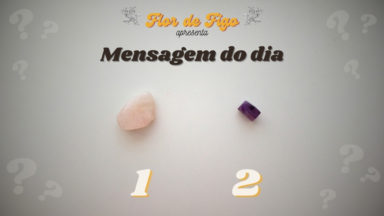 🐝 O que você PRECISA ouvir HOJE 💛 | Escolha suas cartas | Flor de Figo Tarot