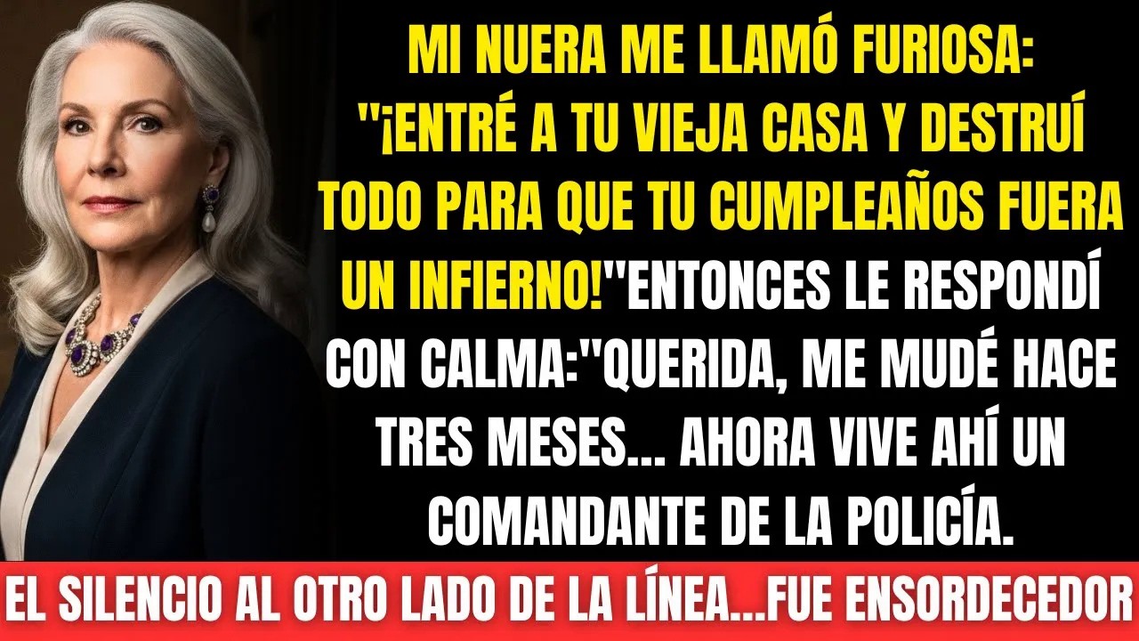 Mi nuera destruyó mi casa para arruinar mi cumpleaños… pero la sorpresa fue para ella