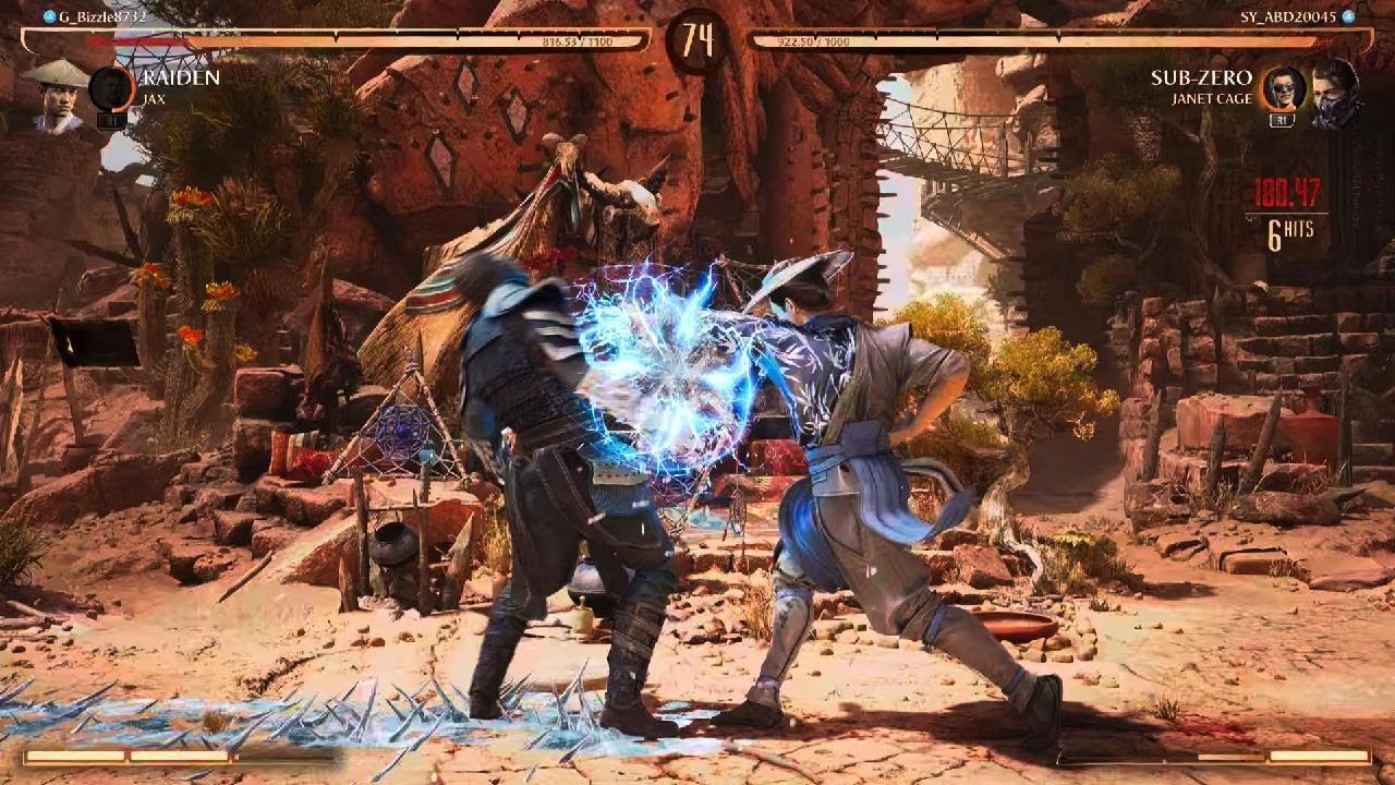 Mortal Kombat 1 Raiden Vs Sub-Zero