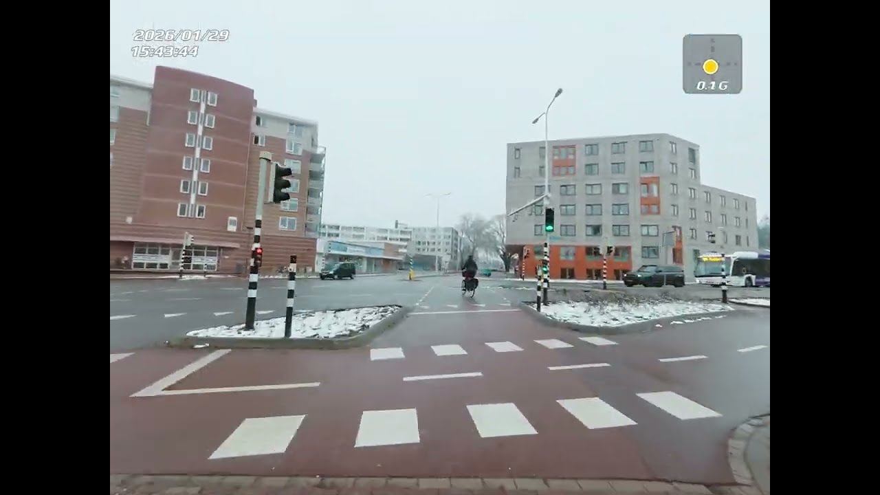 Snow Ride in Wageningen ❄️ | Winter in the City of Life