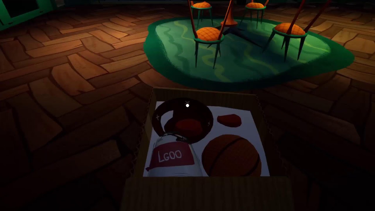 Hello neighbor one item challenge+getting the gold apple