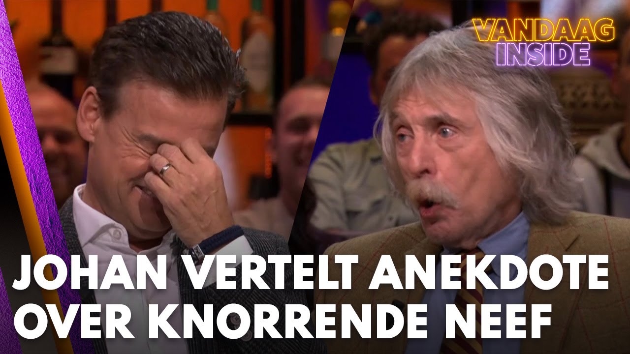 Johan vertelt heerlijke anekdote over knorrende neef: 'Ik heb een hele interessante familie'