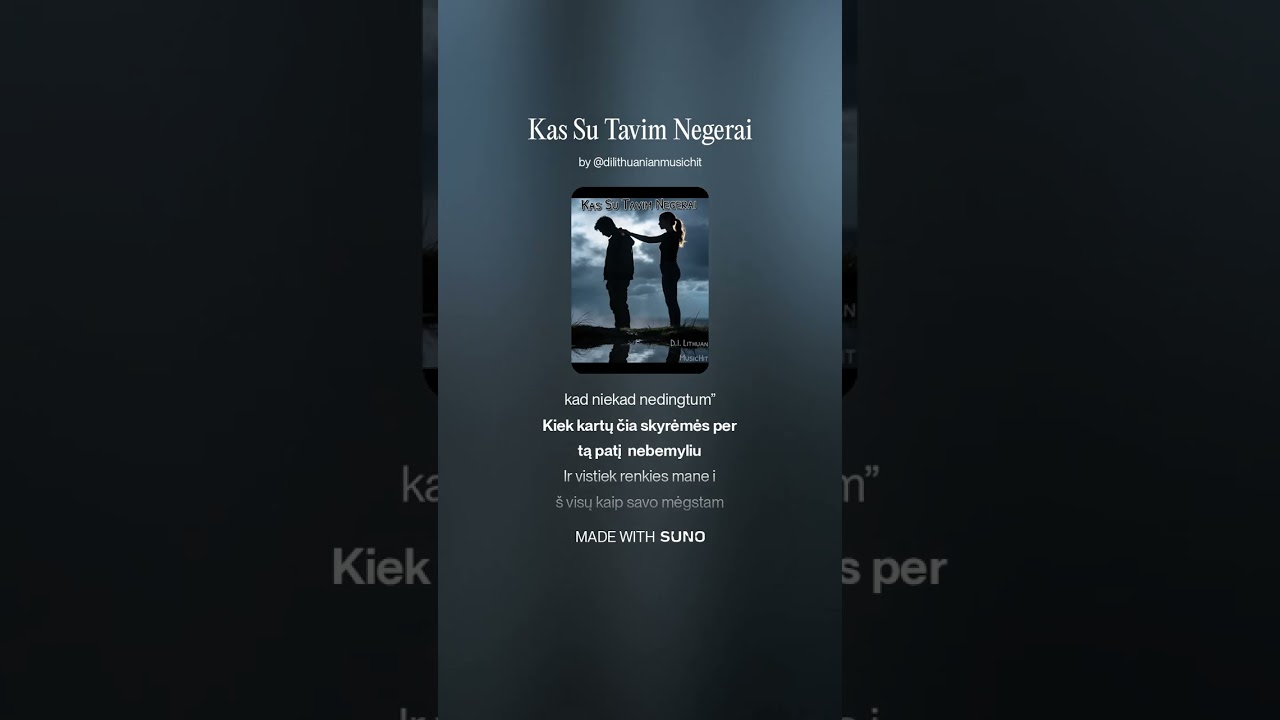 D.I. Lithuanian MusicHit-Kas Su Tavim Negerai (2026)