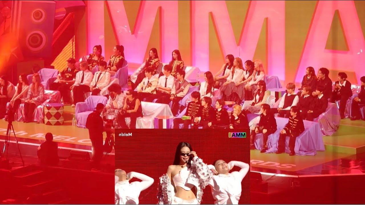 Idols react to JENNIE (aespa IVE ADP BND RIIZE NCT WISH ZICO)#jennie #mma 