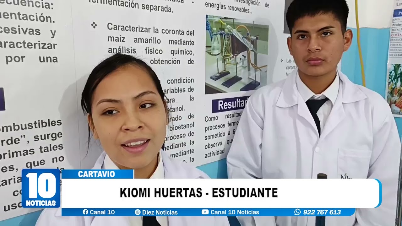 #cartavio - ESTUDIANTES EXPONEN PROYECTOS EN FERIA DE CIENCIAS ESCOLAR INTERNO